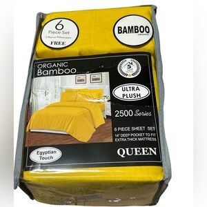 NWT‎ Bamboo Egyptian Touch Deep Pocket 6 Piece Sheet Set